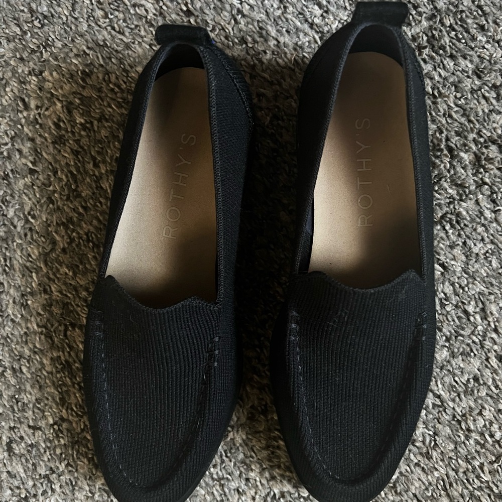 Rothy's Classic Black Loafers